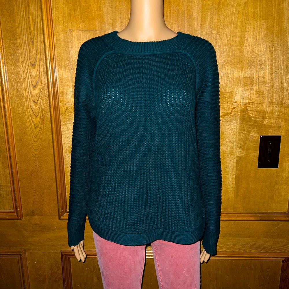 Forest green knit sweater